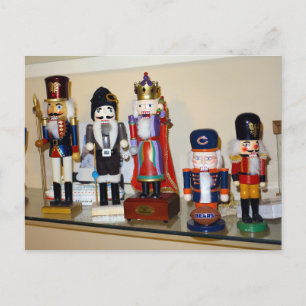 Christmas Nutcrackers Holiday Postcard