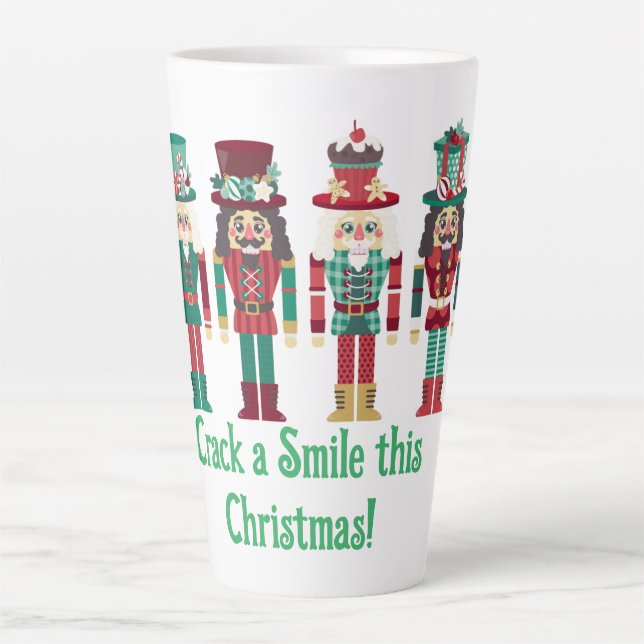 Christmas Nutcrackers  Latte Mug (Front)