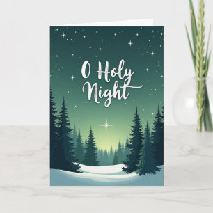 Christmas O Holy Night Card