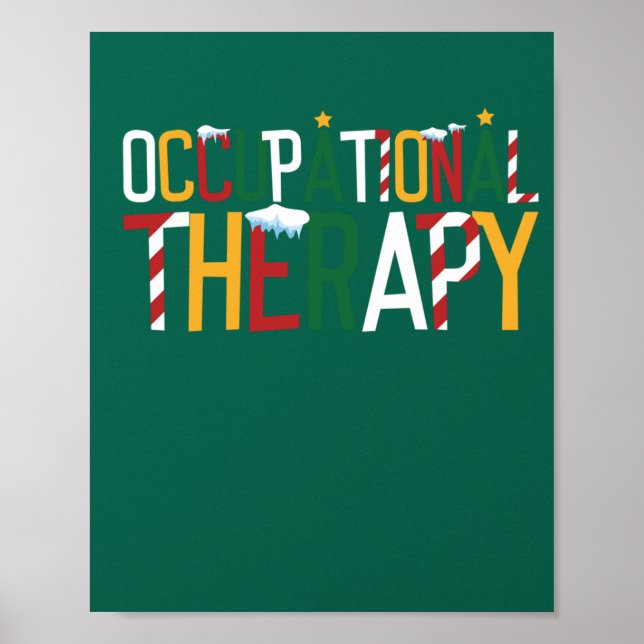Christmas Occupational Therapy Poster (Front)