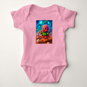 Christmas Octopus, Author Natasha Us Baby Bodysuit
