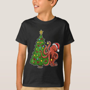 Christmas Octopus T-Shirt