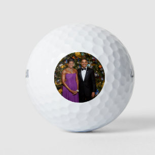 Christmas of President Barack Obama and Michelle Golf Balls