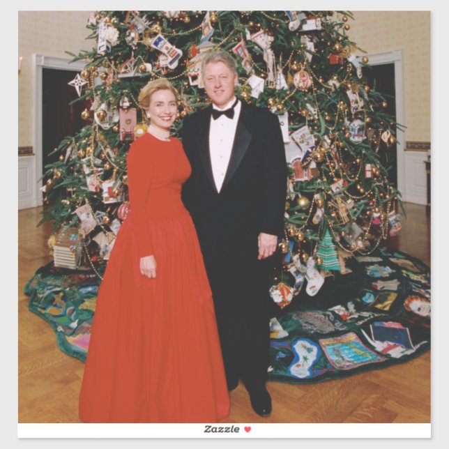 Christmas of US President Bill Clinton & Hillary  (Sheet)