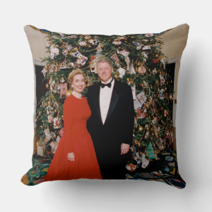 Christmas of US President Bill Clinton & Hillary Cushion