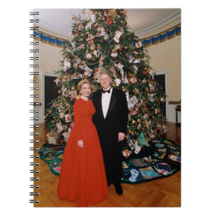 Christmas of US President Bill Clinton & Hillary Notebook