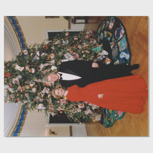 Christmas of US President Bill Clinton & Hillary  Wrapping Paper