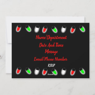 Christmas Office Party Invitation Card