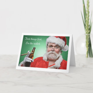 Christmas - OG Santa Holiday Card