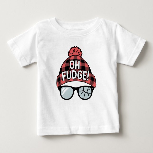 Christmas Oh Fudge Xmas Vacation Funny Holiday  Baby T-Shirt (Front)