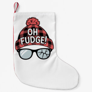 Christmas Oh Fudge Xmas Vacation Funny Holiday Small Christmas Stocking