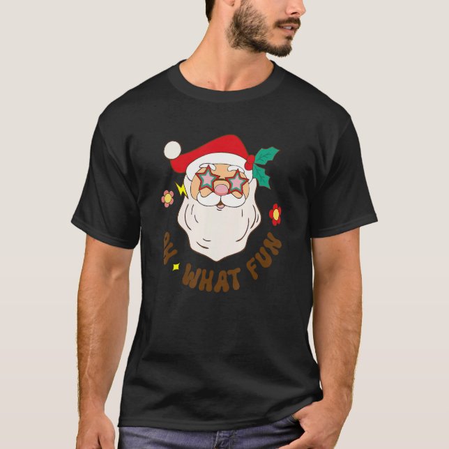 Christmas Oh What Fun Christmas Tree Xmas Pajama P T-Shirt (Front)