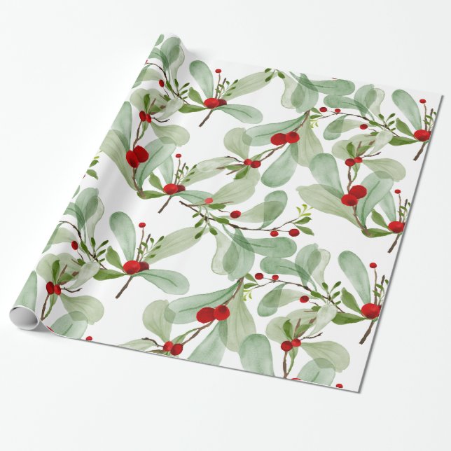 Christmas omella wrapping paper  (Unrolled)