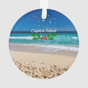 Christmas on Captiva Island, Florida Ornament