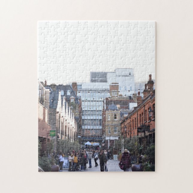 Christmas on Pavilion Road, Chelsea, London UK Jigsaw Puzzle (Vertical)