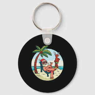 Christmas On The Beach Christmas In July Key Ring