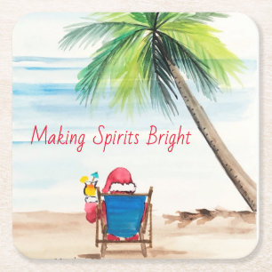 Christmas on the Beach coasters
