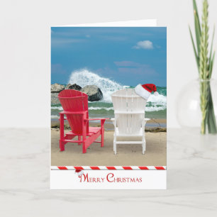 Christmas on the Beach Holiday Card