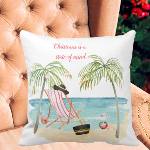 Christmas on the Beach is Still Christmas Cushion