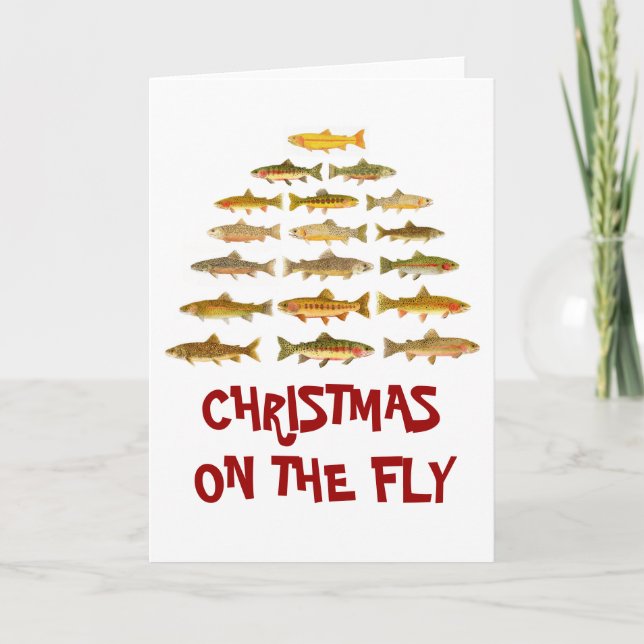 Christmas on the Fly II Holiday Card (Front)