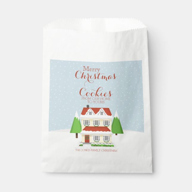 Christmas Open House Favour Bag (Front)