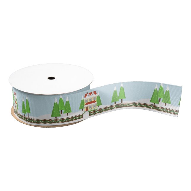 Christmas Open House Grosgrain Ribbon (Spool)