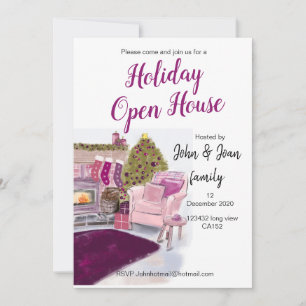 Christmas Open House invite