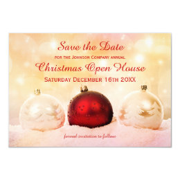 christmas party save the date cards