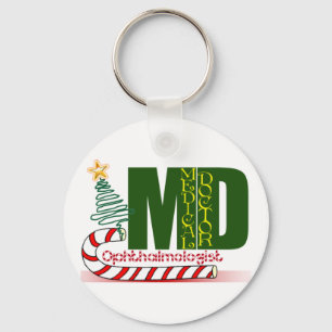CHRISTMAS OPHTHALMOLOGIST KEY RING