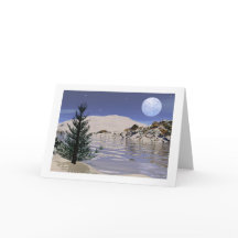 Christmas or Solstice Card - "Solstice Blessings"