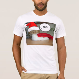 Christmas Orange Tabby Cat T-Shirt