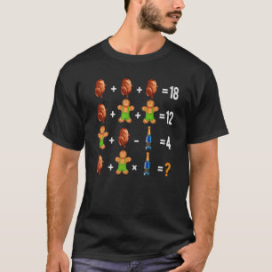 Christmas Order Of Operations Quiz Math Teacher Tu T-Shirt