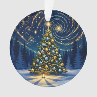 Christmas Ornament 2025 – Winter Night Tree 2