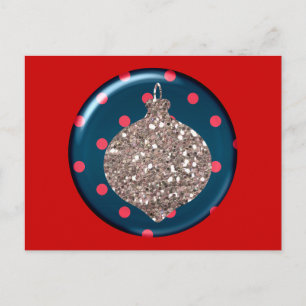 Christmas Ornament Ball Postcard