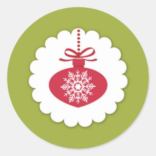 Christmas Ornament Ball Sticker