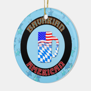 Christmas Ornament Bavarian American German