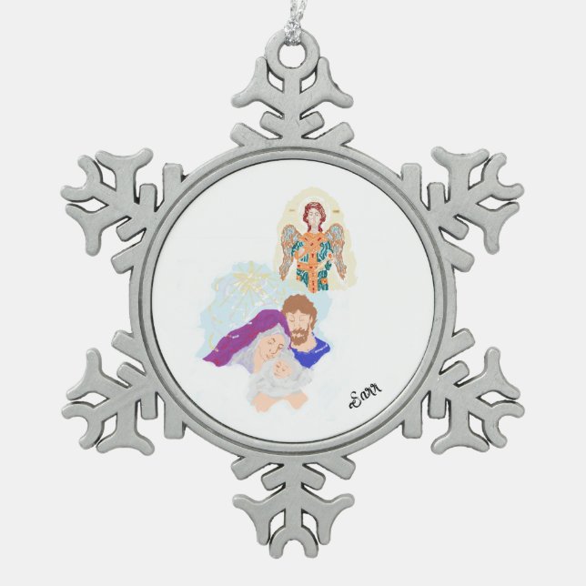 Christmas Ornament :  Birth Of Christ (Front)