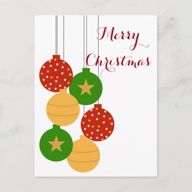 Christmas Ornament Card (Front)