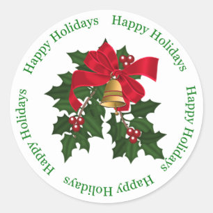 Christmas Ornament Classic Round Sticker