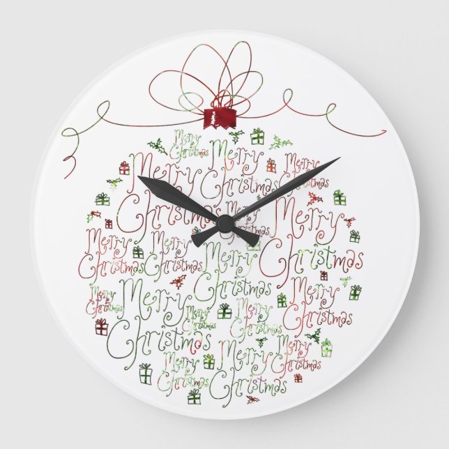 Christmas Ornament Clock (Front)