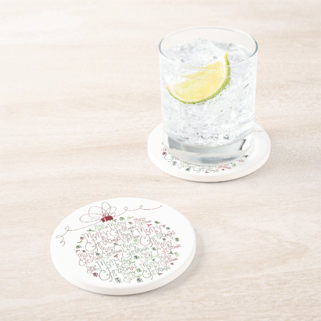 Christmas Ornament Coaster (Side)