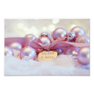 Christmas Ornament Decoration Greeting Photo Print