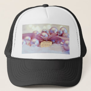 Christmas Ornament Decoration Greeting Trucker Hat