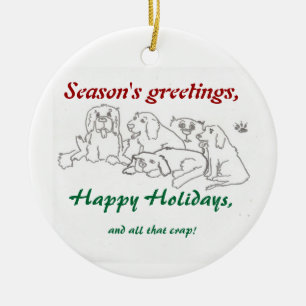Christmas Ornament dog pack