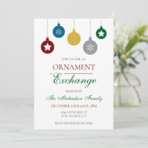 Christmas Ornament Exchange