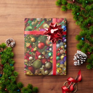 Christmas Ornament Extravaganza Wrapping Paper