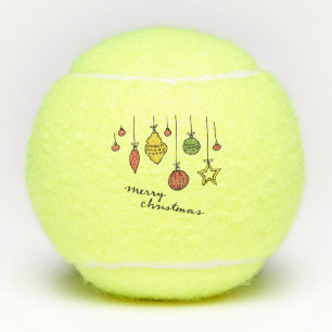Christmas ornament for tennis player  balls