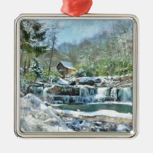 Christmas Ornament -Frosty day at Babcock