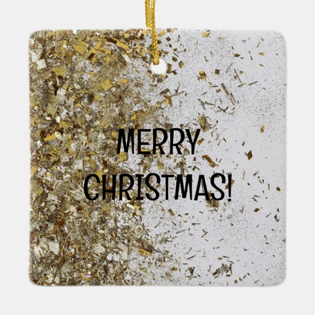 CHRISTMAS ORNAMENT GOLD DETAIL (Front)