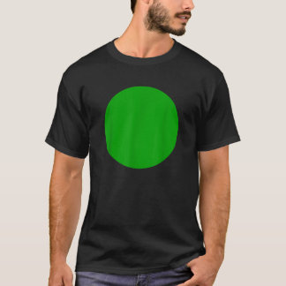 Christmas Ornament Green Primary Colour Circle Sha T-Shirt